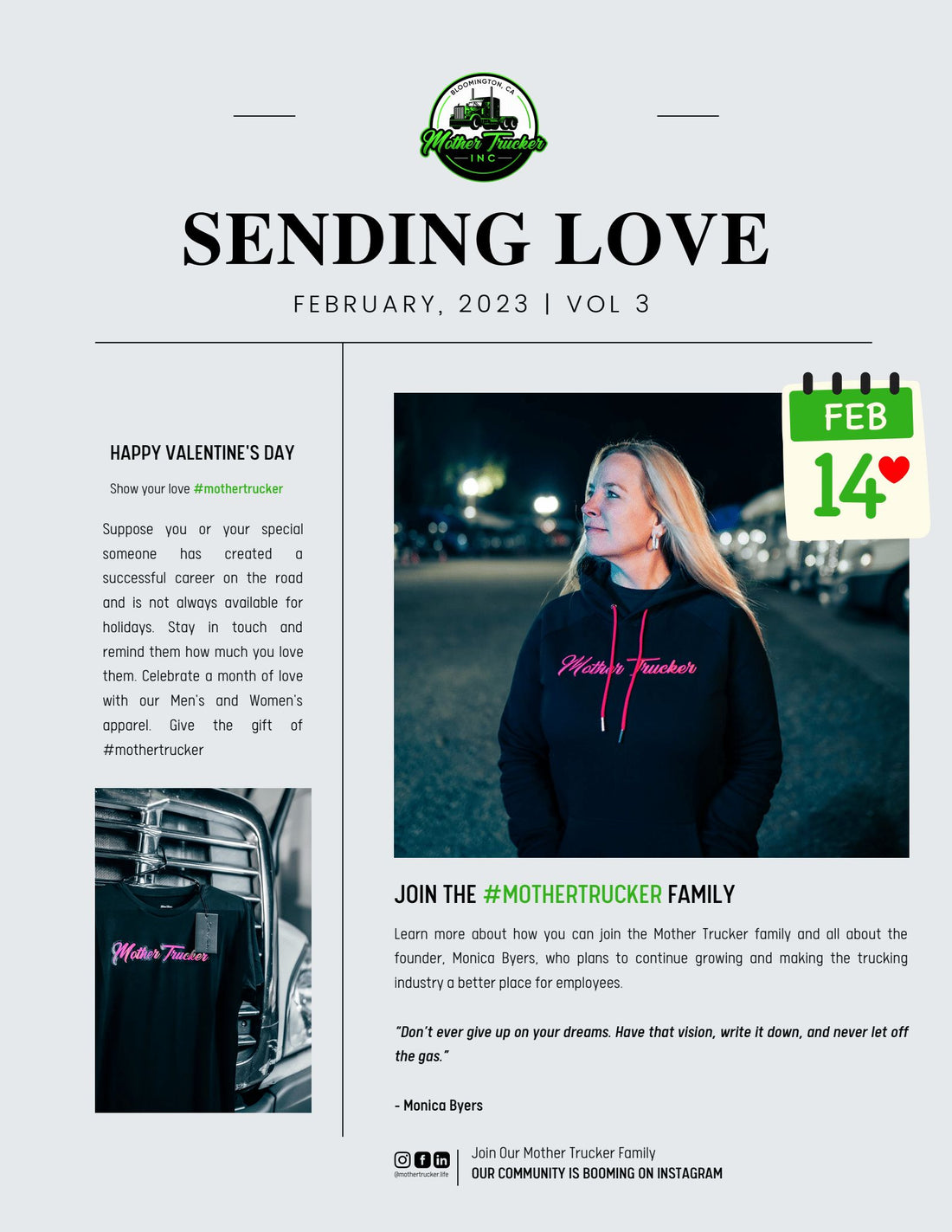 February is about Valentine's Day