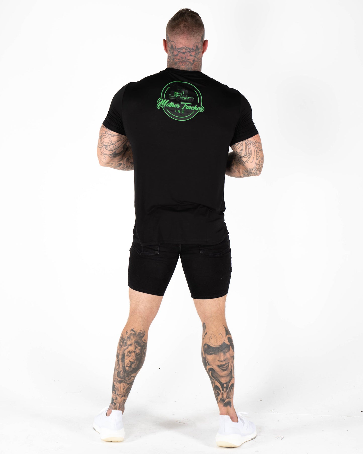 Men's Classic Mother Trucker Black Bamboo T-Shirt