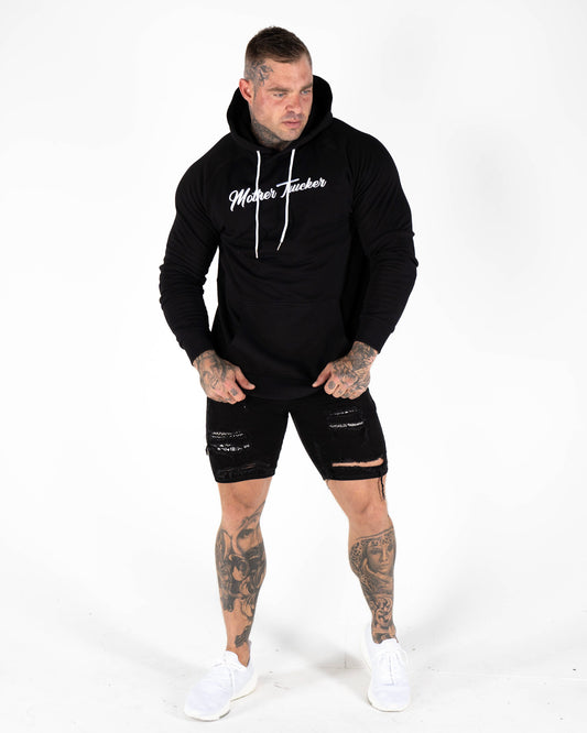 Mother Trucker Black/White Men's Hoodie