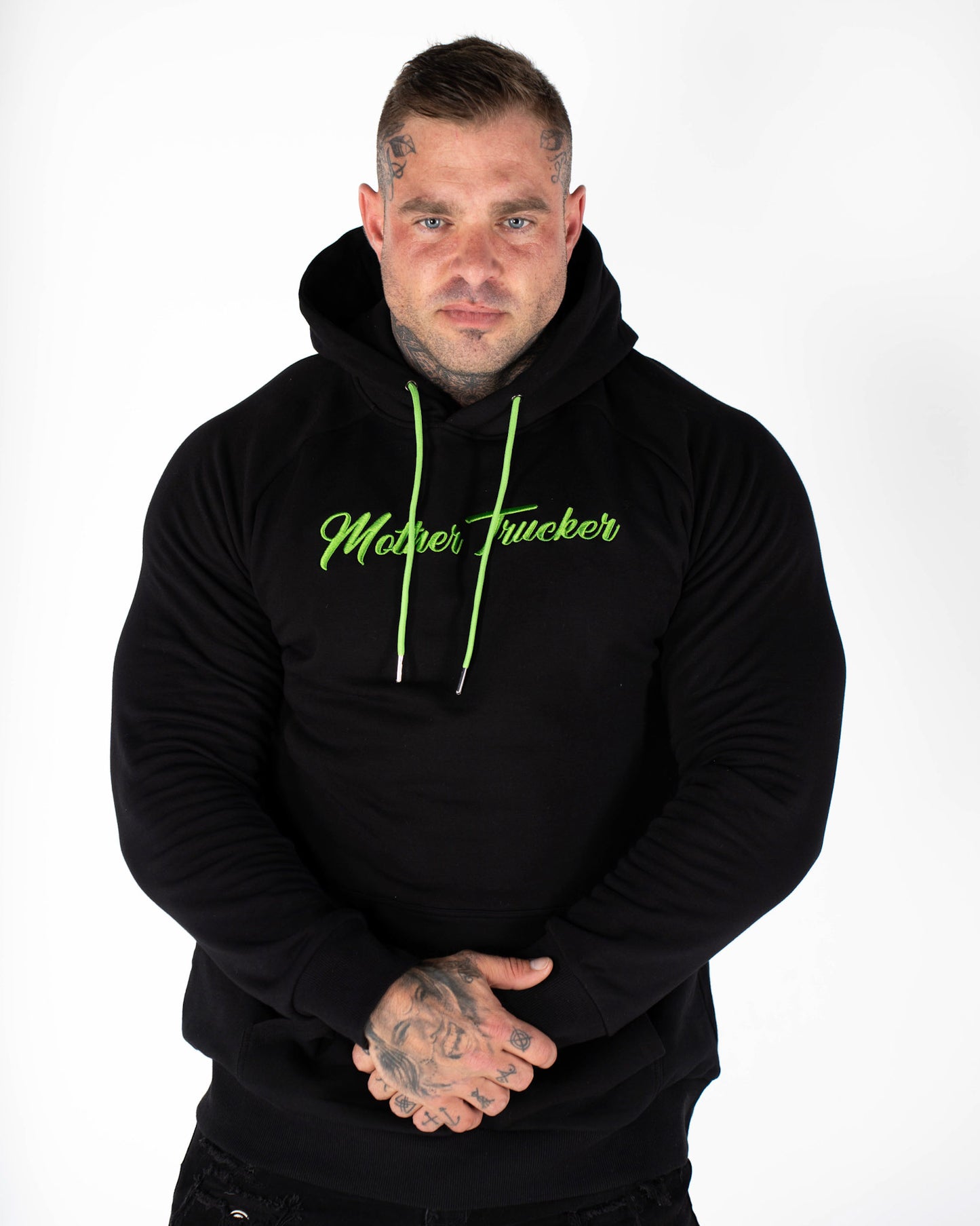 Mother Trucker Black/Green Men's Hoodie