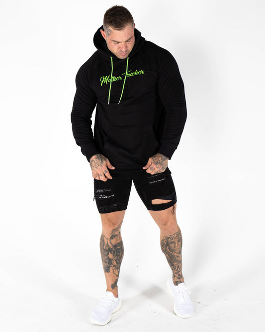 Mother Trucker Black/Green Men's Hoodie