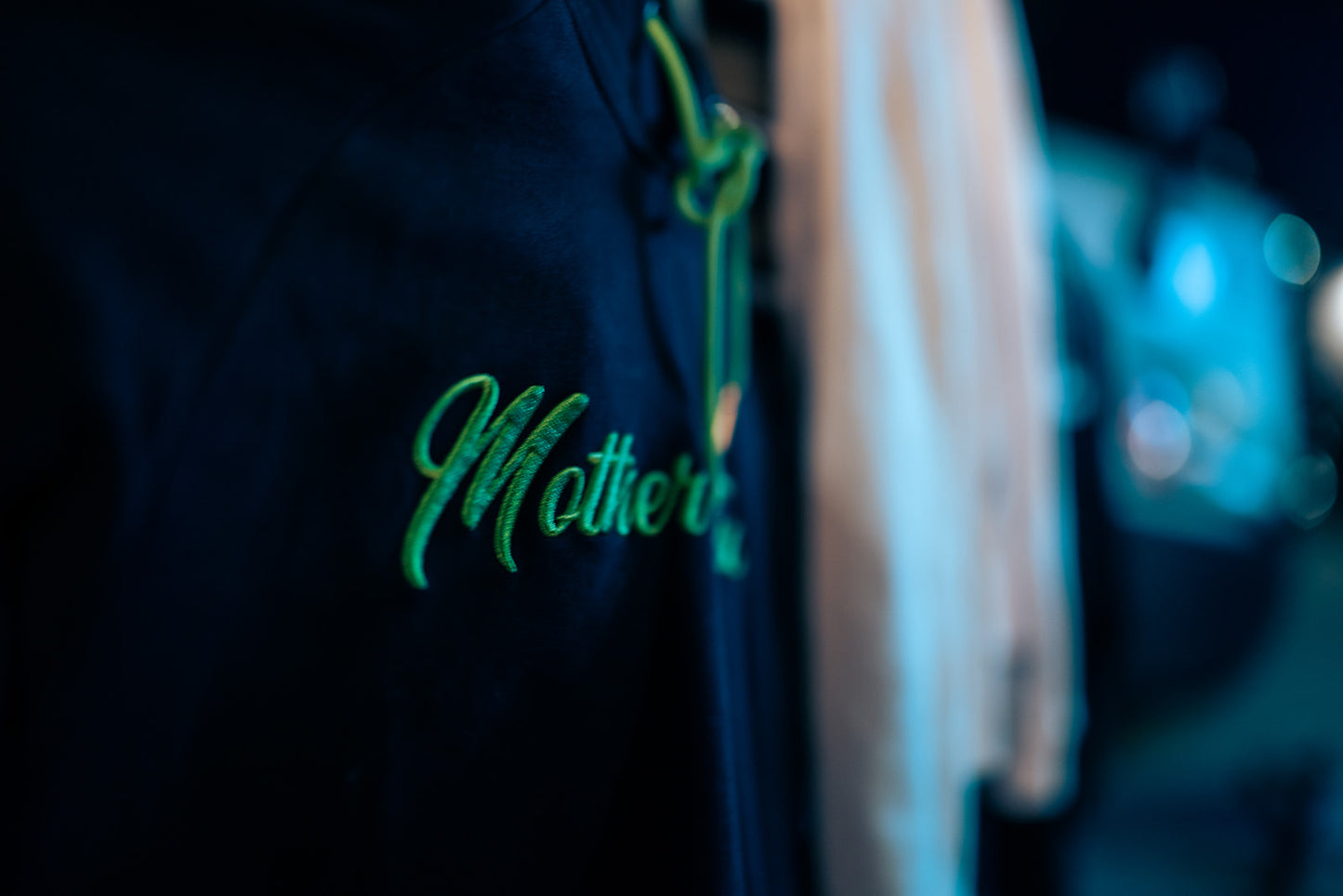 Mother Trucker Black/Green Men's Hoodie
