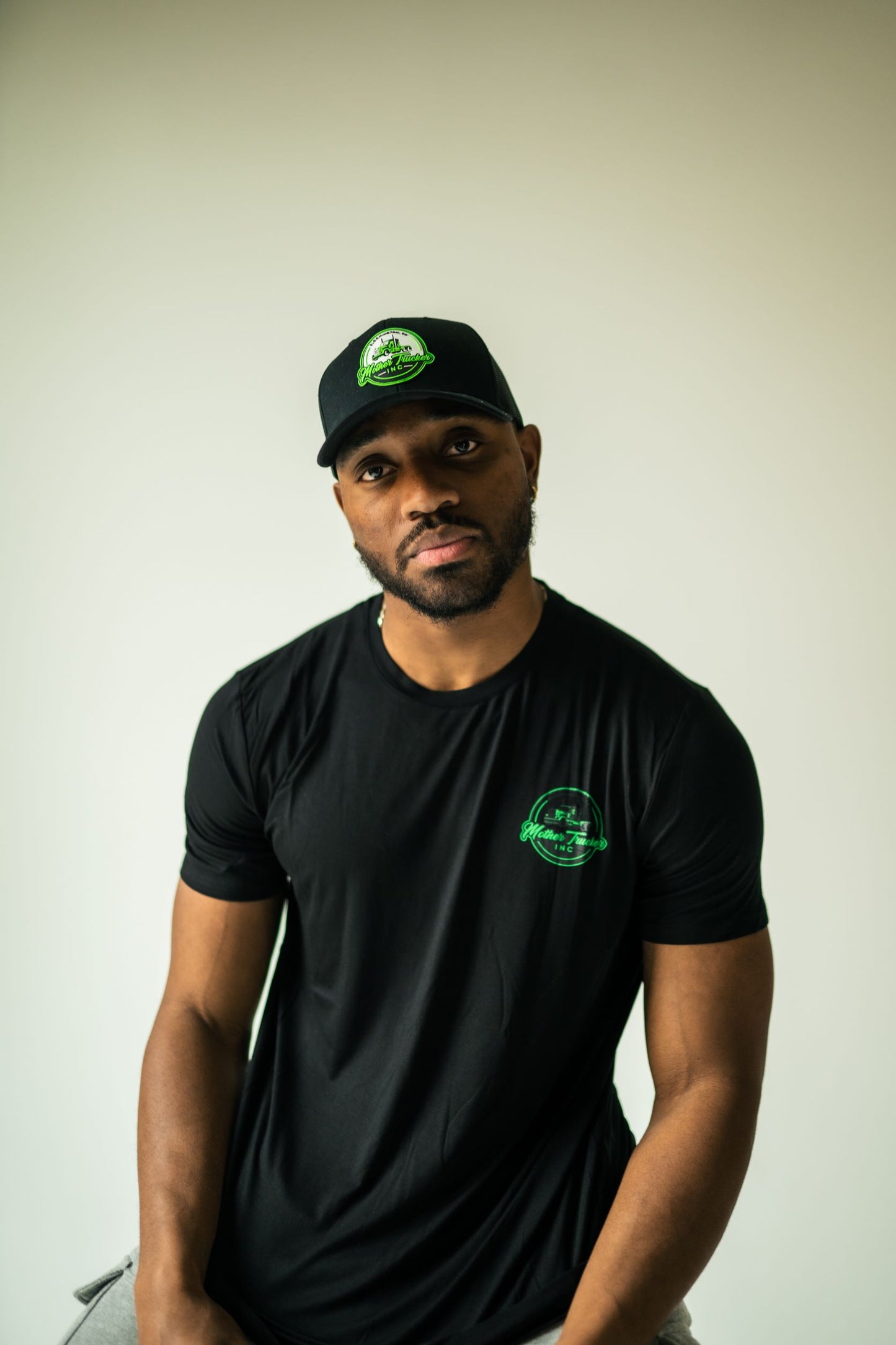 Men's Classic Mother Trucker Black Bamboo T-Shirt