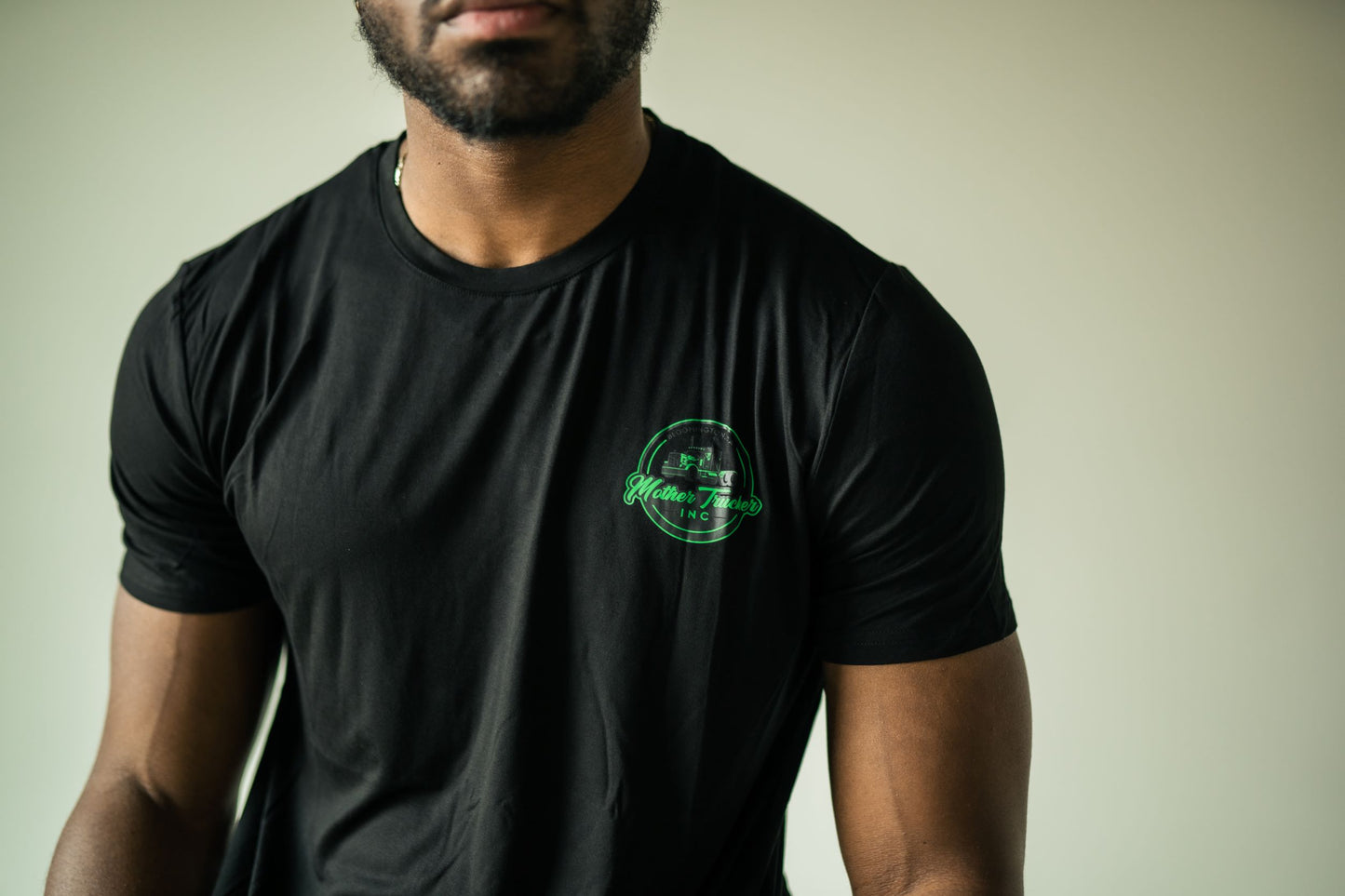 Men's Classic Mother Trucker Black Bamboo T-Shirt