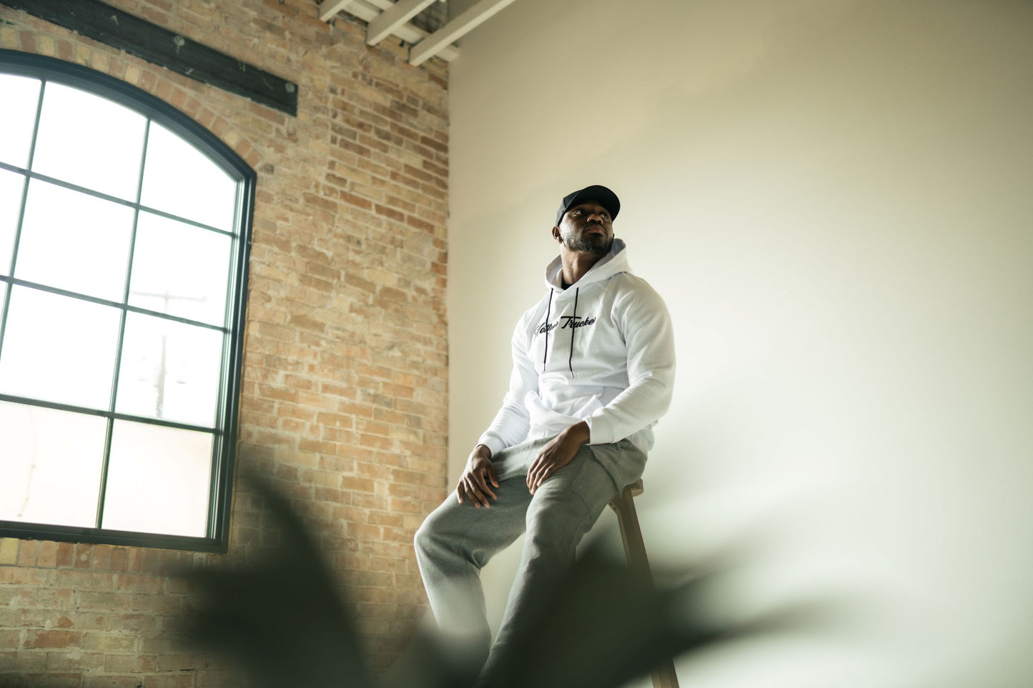 Mother Trucker White/Black Men's Hoodie