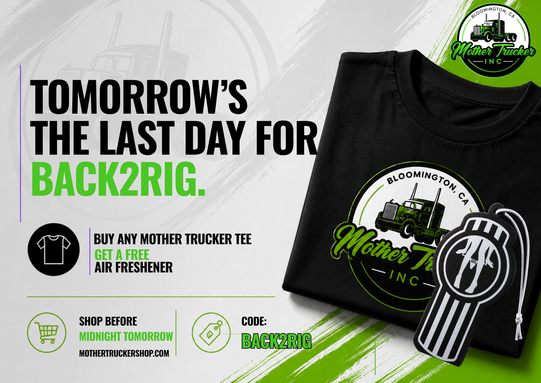 Tomorrow's the Last Day for BACK2RIG