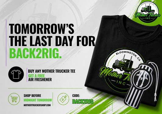 Tomorrow's the Last Day for BACK2RIG