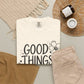 Good Things Take Time Floral Inspirational T-Shirt