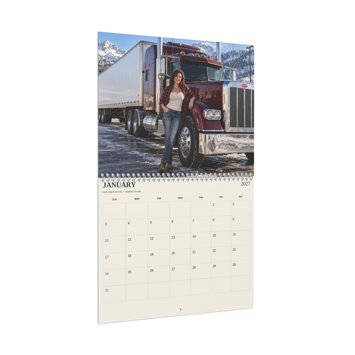 Hot Truck Drivers 2027 Wall Calendar — Women's Edition