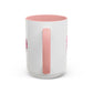 Mother Trucker Accent Coffee Mug — Pink