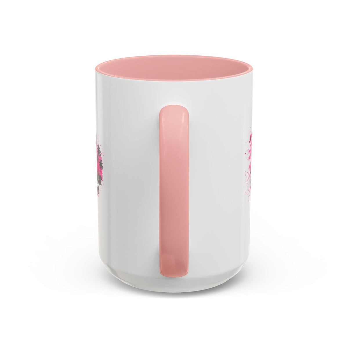 Mother Trucker Accent Coffee Mug — Pink