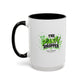 Mother Trucker Accent Coffee Mug — Green