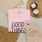 Good Things Take Time Floral Inspirational T-Shirt