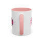 Mother Trucker Accent Coffee Mug — Pink