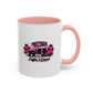 Mother Trucker Accent Coffee Mug — Pink