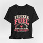 Trucker Fuel T-Shirt, Do Not Talk To Me Until This Is Empty, Funny Truck Driver Tee, Mother Trucker – Pink