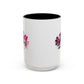 Mother Trucker Accent Coffee Mug — Pink