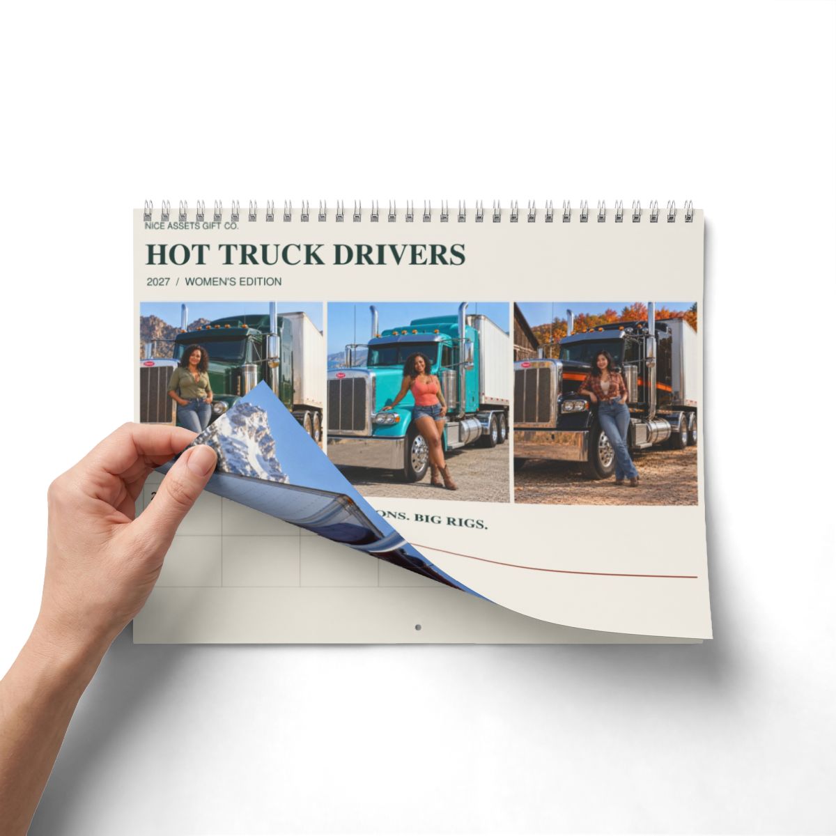Hot Truck Drivers 2027 Wall Calendar — Women's Edition