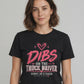 Dibs On The Truck Driver Women's T-Shirt, Trucker's Wife Girlfriend Tee, Funny Trucker Love Shirt, Mother Trucker – Pink