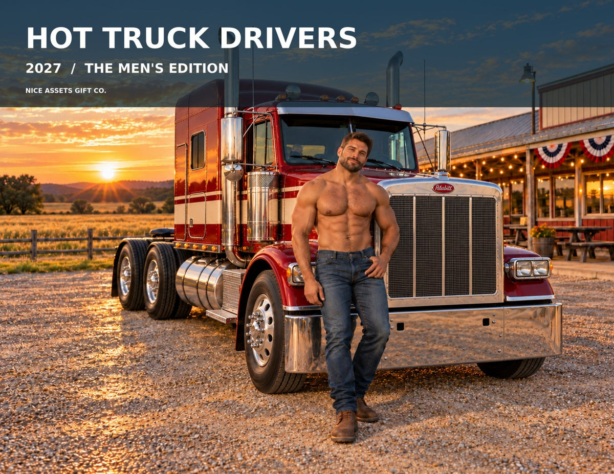 Hot Truck Drivers 2027 Wall Calendar cover